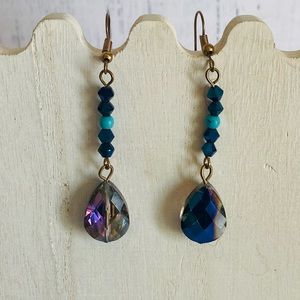 Blue earrings